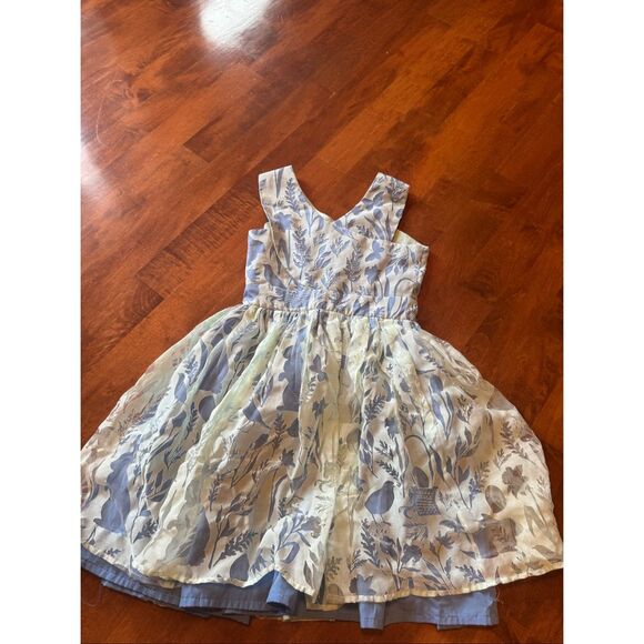 Girls Homemade Easter dress size 10 - Picture 1 of 6